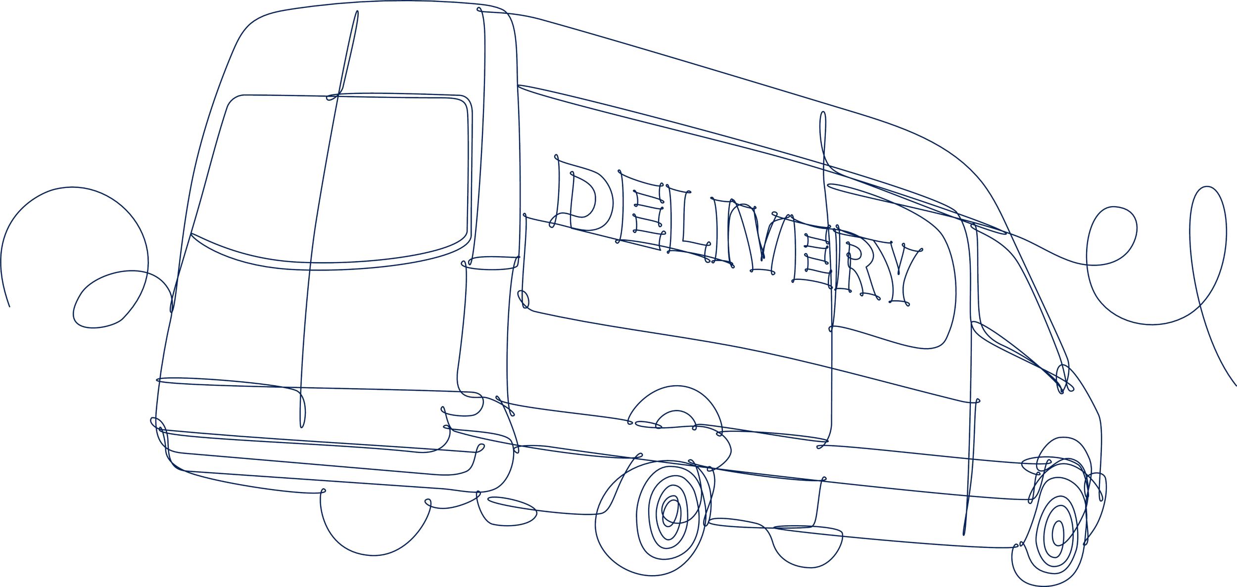 Delivery Van Blue Shutterstock 1949688307