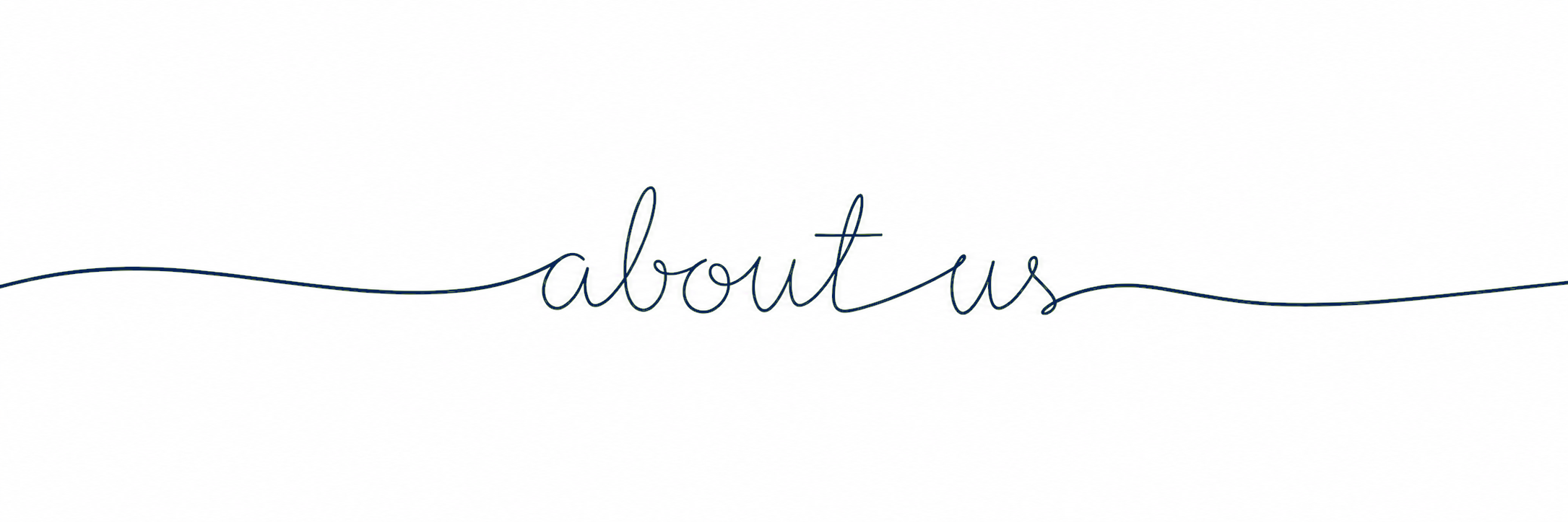 About Us Dark Blue