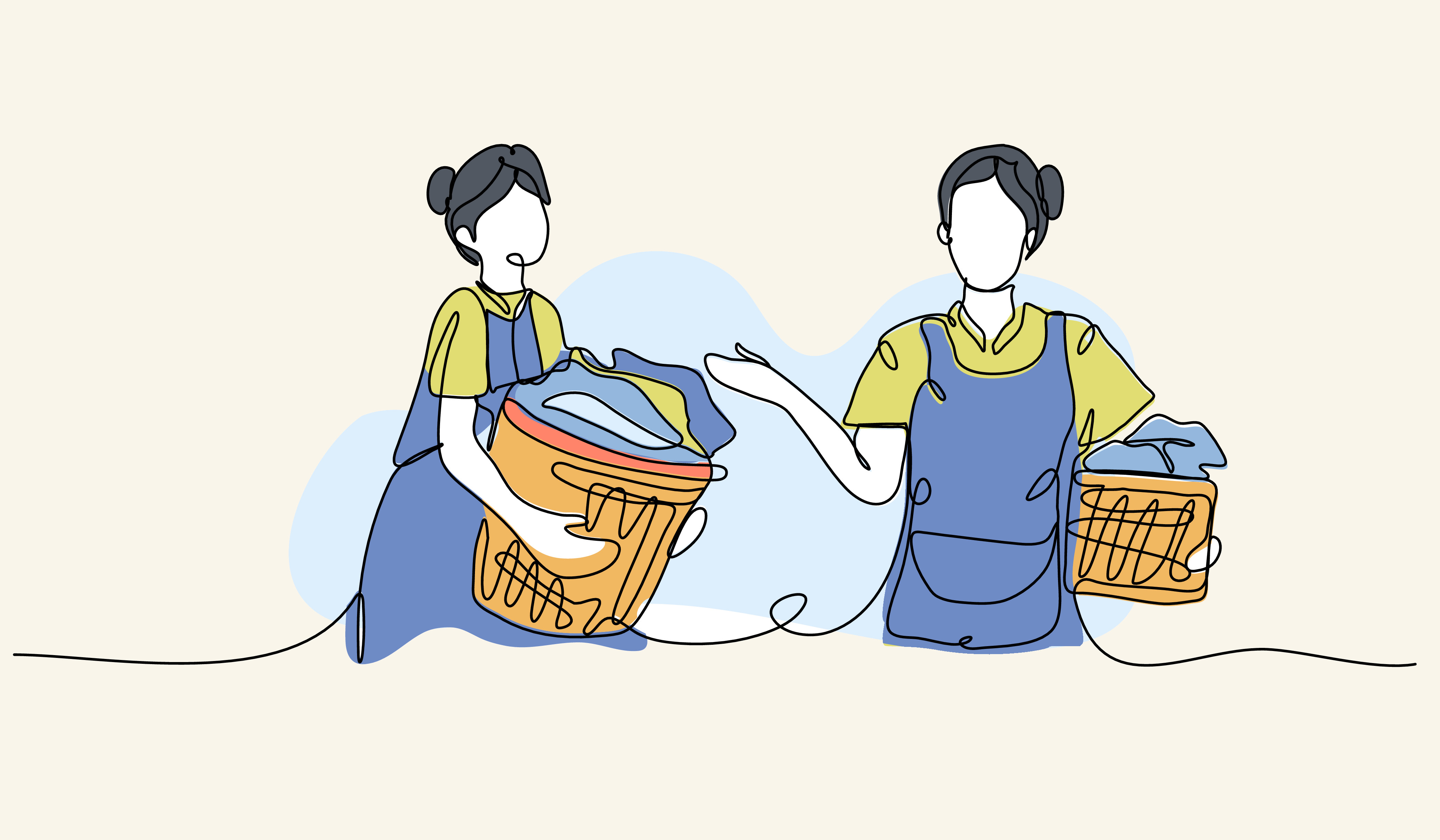 Laundry Workers Shutterstock 2572262119
